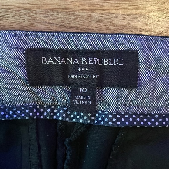 Banana Republic Hampton Fit Black Shorts Sz 10 - Picture 3 of 7